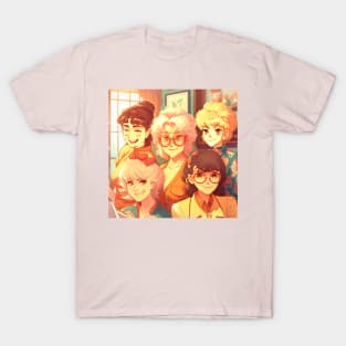 Goden girls anime style T-Shirt